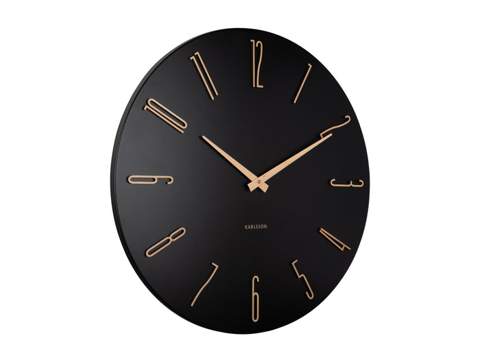 Karlsson - Wandklok Esmerado Large - Zwart- Ø60cm