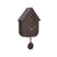 Karlsson - Wandklok Modern Cuckoo Oro - Earth brown