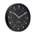 Karlsson - Wandklok Fresco - Zwart- Ø31,5cm