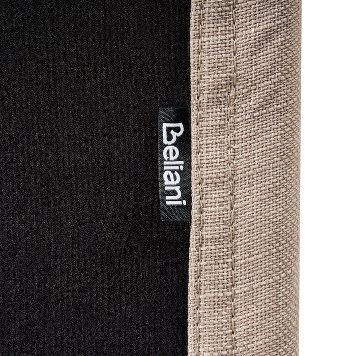 Beliani - FITOU - Bedframe hoes - Beige - 120 x 200 cm - Polyester