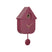Karlsson - Wandklok Modern Cuckoo Oro - Dark mauve