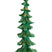 Light & Living - Ornament CHRISTMAS TREE - Ø15x42 cm - Groen