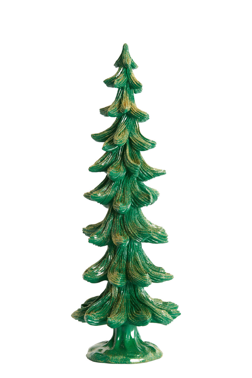 Light & Living - Ornament CHRISTMAS TREE - Ø15x42 cm - Groen