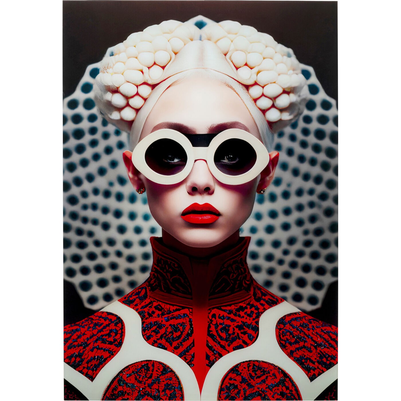 Wandfoto Vibe vrouw 80x120cm Kare Design