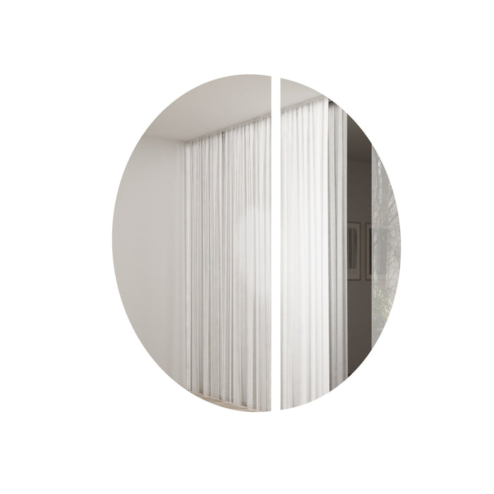 Meubella - Spiegel Timoteo - Beige - 2x 45 cm