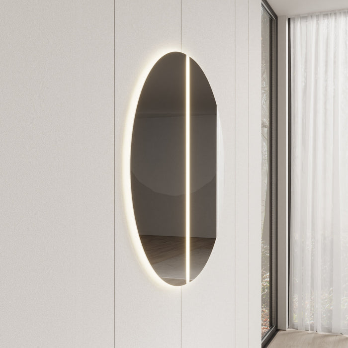 Meubella - Spiegel Timoteo - Beige - 2x 45 cm