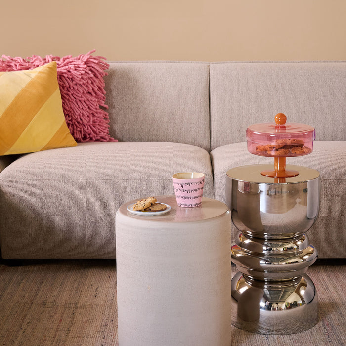 by fonQ Soft Hoekbank met Chaise Longue Links - Naturel Melange