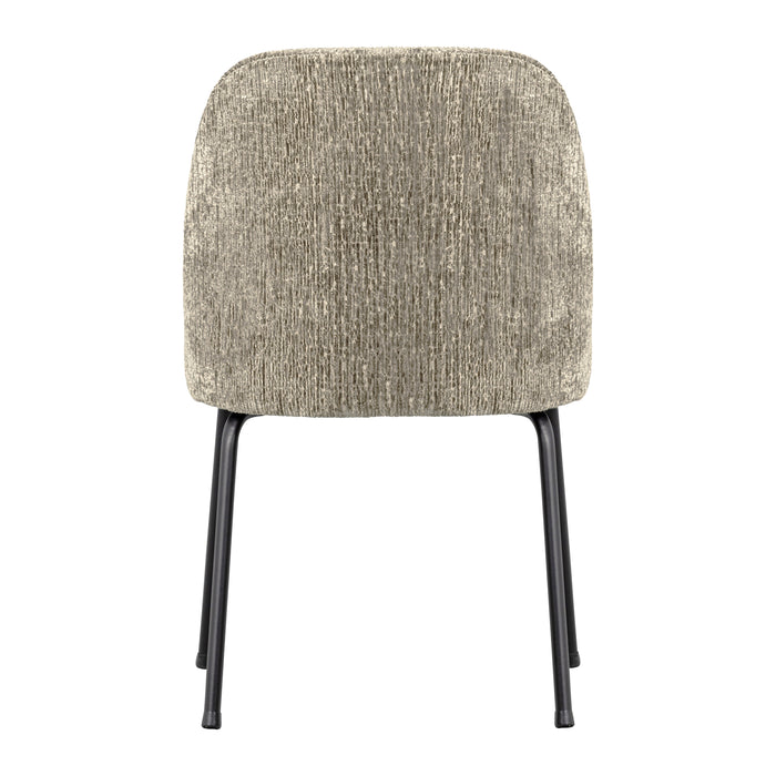 WOOOD Vogue Eetkamerstoel - Fluweel - Wheatfield