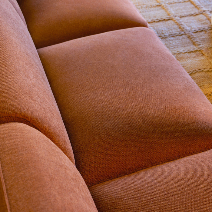 by fonQ Soft U-bank Rechts - Micro Chenille - Terra