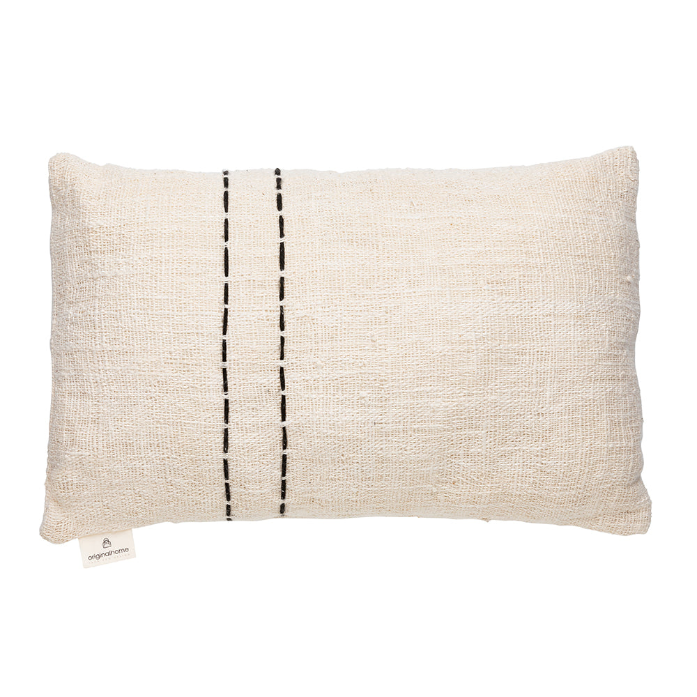 Originalhome Kussenhoes Wit met Zwart Grafisch design (50x50 cm)