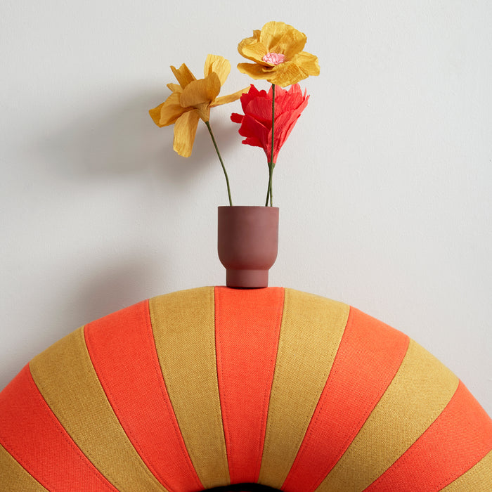 Studio About Float Poef Small - Ochre / Red