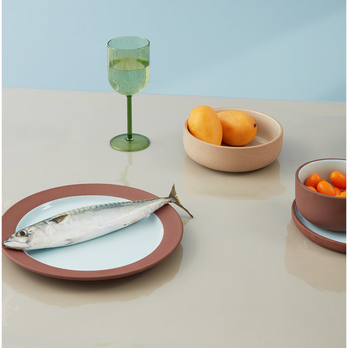 Studio About Clayware Diep Bord - Set van 2 - Sand