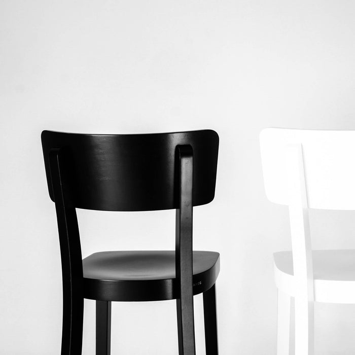 Fameg Felix houten barkruk wit - 75 cm