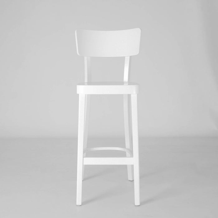 Fameg Felix houten barkruk wit - 75 cm