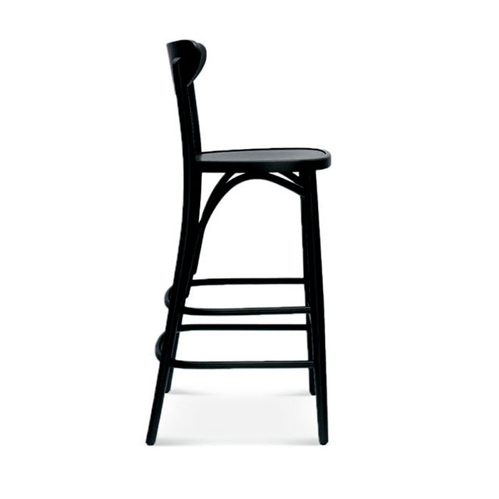 Fameg Musa houten barkruk zwart - 75 cm