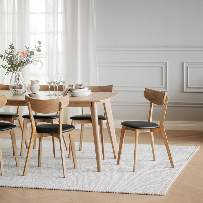 Rowico Home Cirrus Butterfly Uitschuifbare Eettafel 190 cm - Naturel