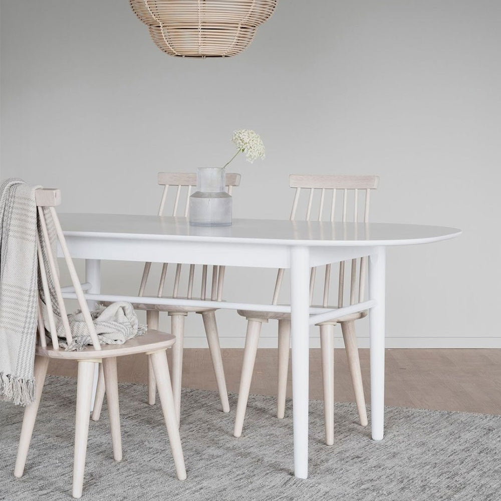 Rowico Home Lotta Houten Spijlenstoel Whitewash