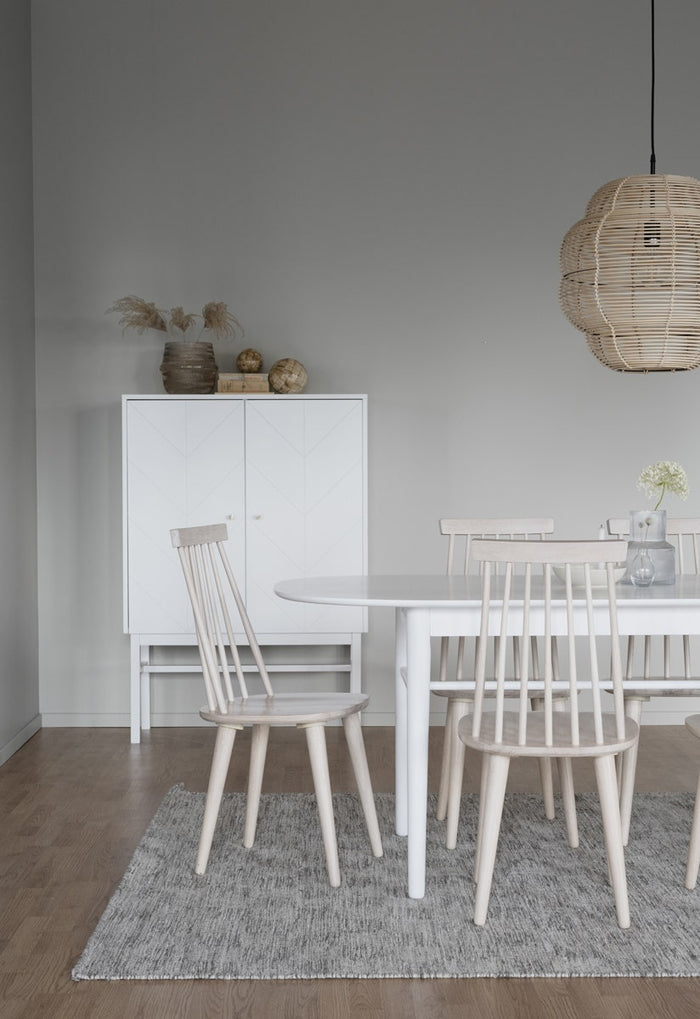 Rowico Home Lotta Houten Spijlenstoel Whitewash