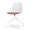 Nolon Nola-Liv Eetkamerstoel Wit - Terracotta - Draaibaar - Wit