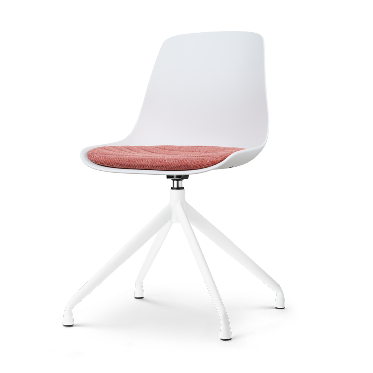 Nolon Nola-Liv Eetkamerstoel Wit - Terracotta - Draaibaar - Wit