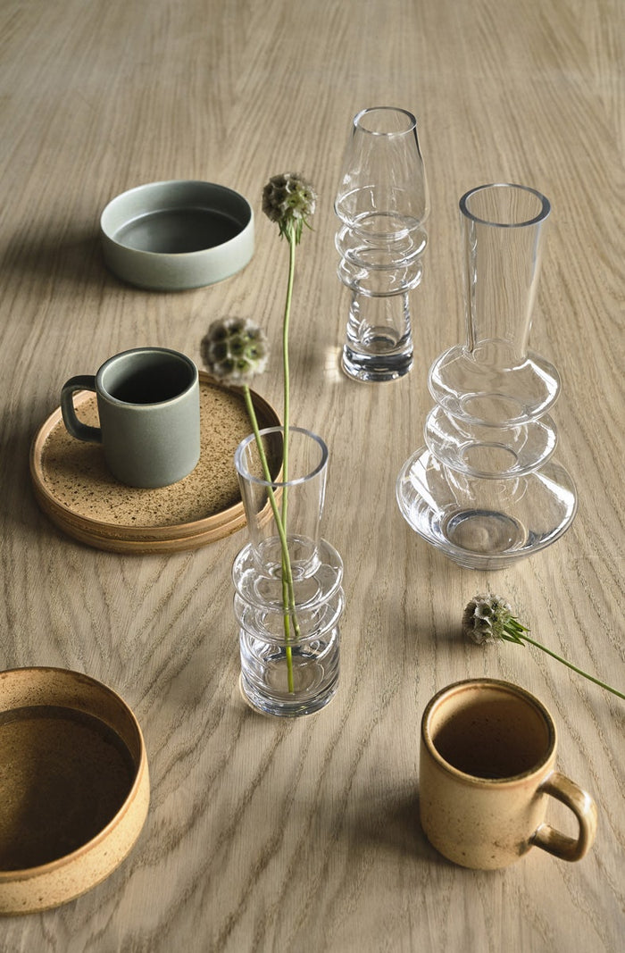 Villa Collection Trio glazen vaas - 9 x 25 cm