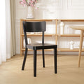 Fameg Fergus Houten Eetkamerstoel Zwart