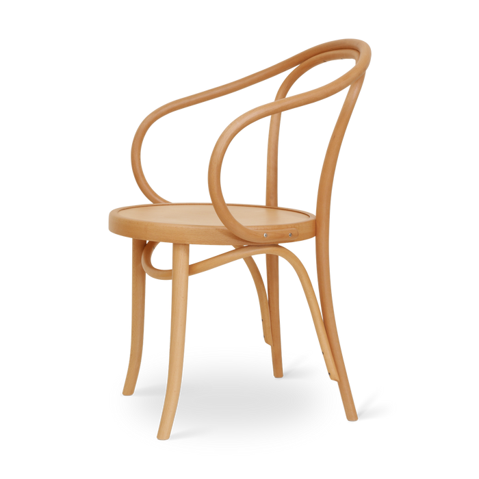 Fameg Venice No. 9 Houten Eetkamerstoel Naturel - Met Armleuning