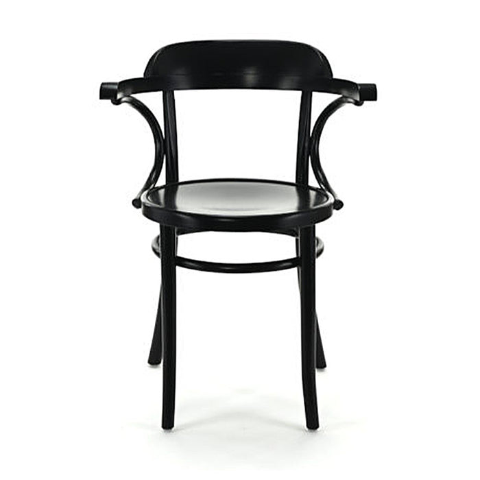 Fameg Thijs Houten Eetkamerstoel Zwart - Met Armleuning