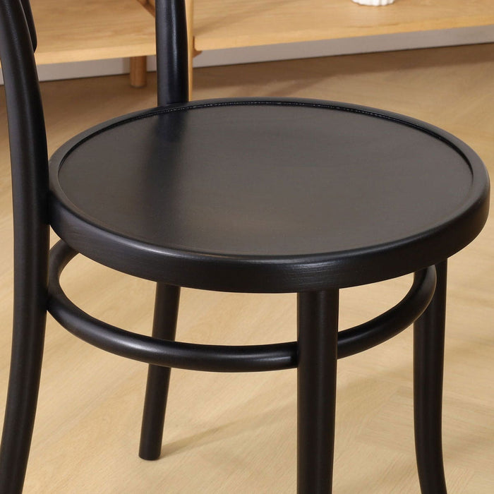 Fameg Vienna Thonet No.14 Houten Bistrostoel Zwart