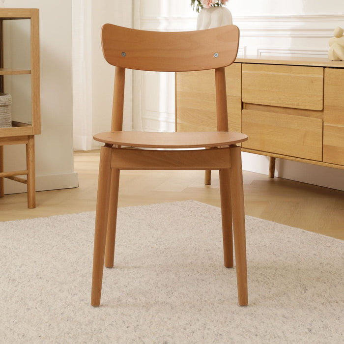 Fameg George Houten Eetkamerstoel Naturel