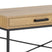 Lisomme Vic houten bureau naturel - met opbergvak - 110 x 45 cm