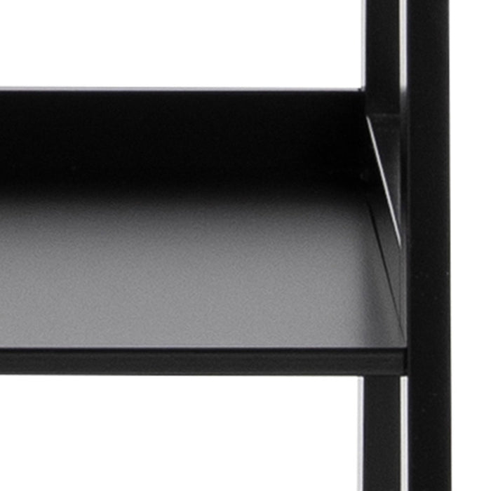 Lisomme Livia Houten Wandkast met 5 Planken - Zwart