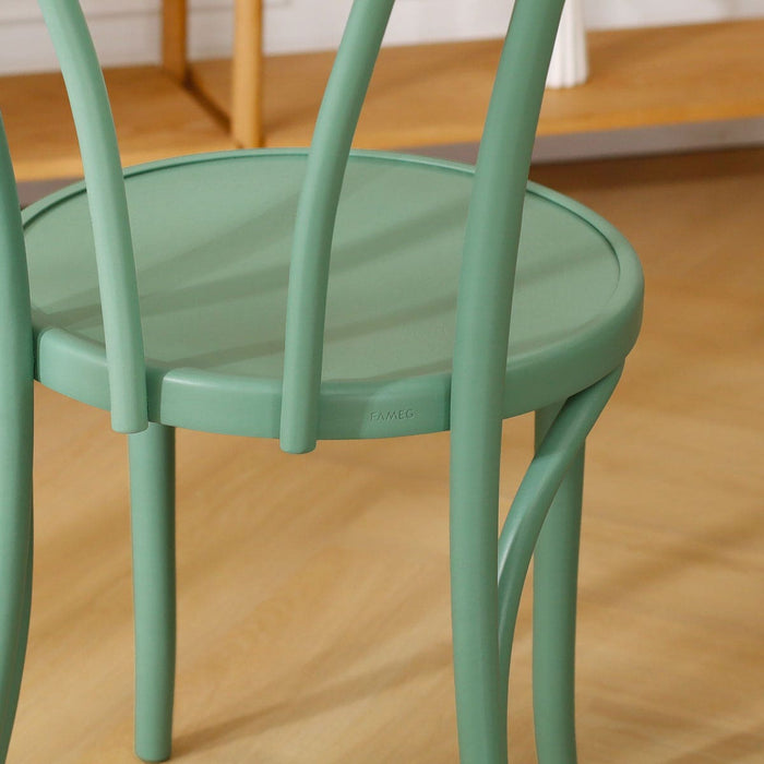 Fameg Vienna Thonet No.18 Houten Bistrostoel Lichtgroen