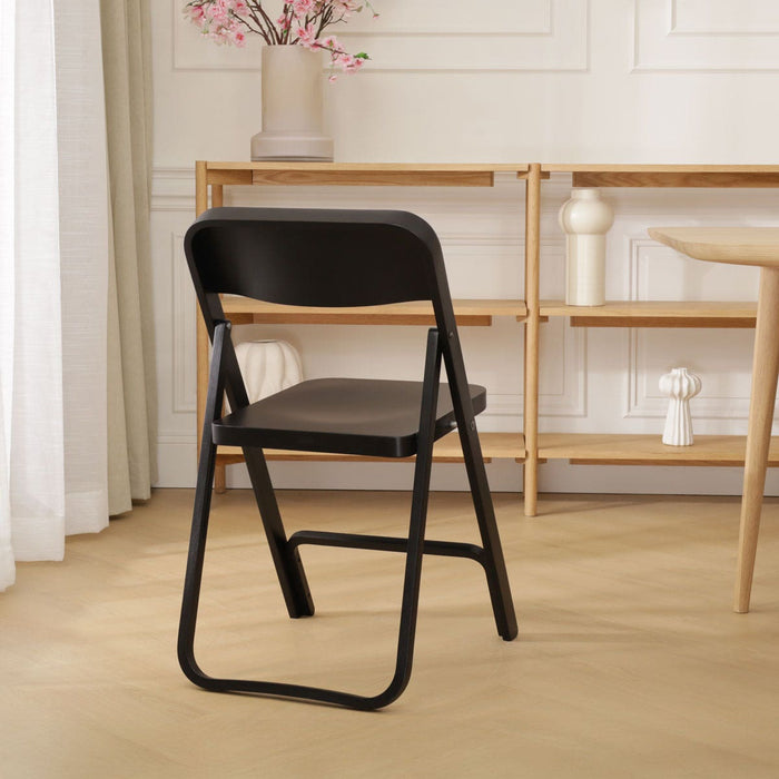 Fameg Flip Houten Klapstoel Zwart