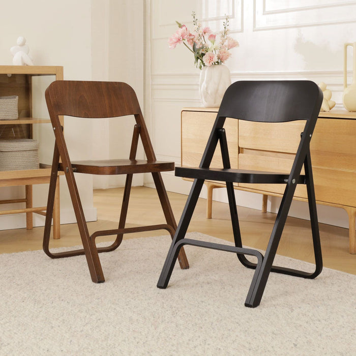 Fameg Flip Houten Klapstoel Zwart