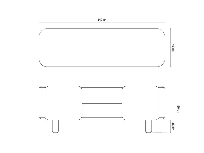 Micadoni TV-meubel Aggie