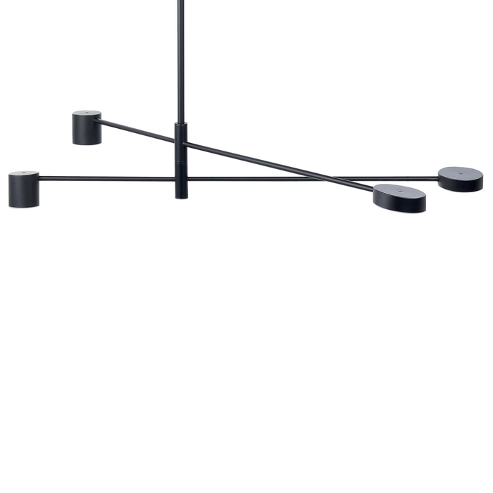 Beliani - BANDON - Hanglamp - Zwart - IJzer
