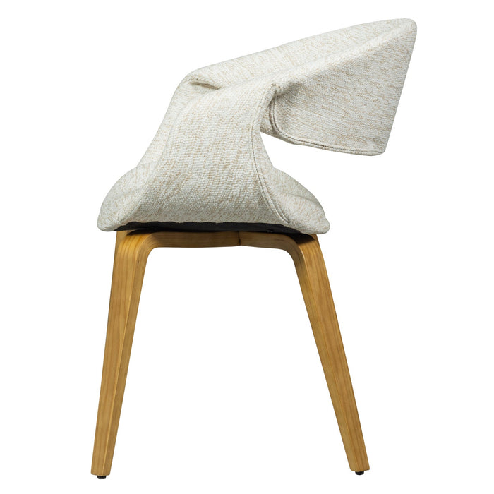 WOOOD Yossi Eetkamerstoelen Houten Naturel Poot - Naturel - Set van 6