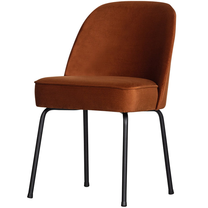 WOOOD Vogue Eetkamerstoelen - Fluweel - Roest - Set van 6
