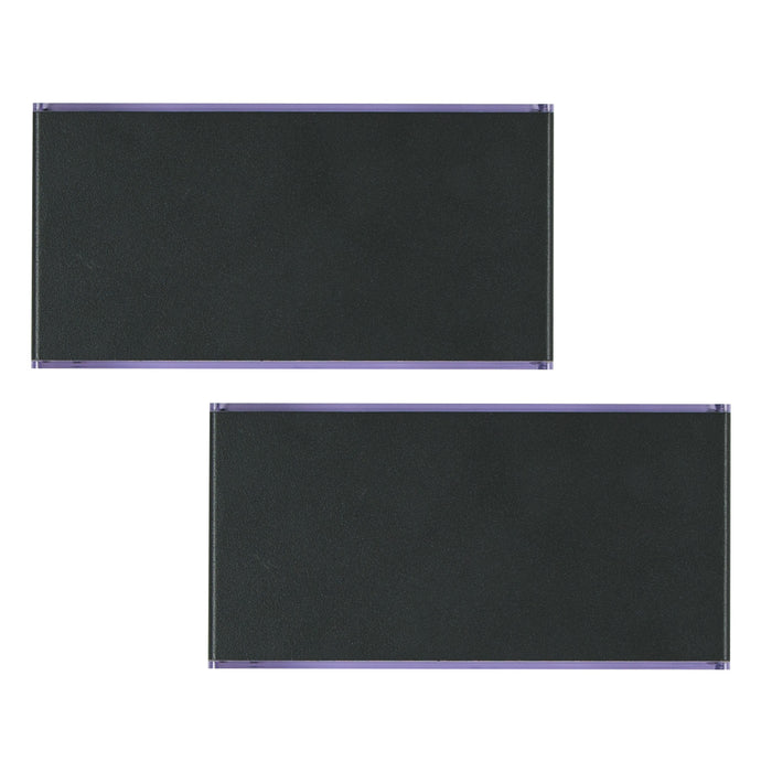 KS Verlichting 2x LED Solar Up en Down Muurlamp antraciet