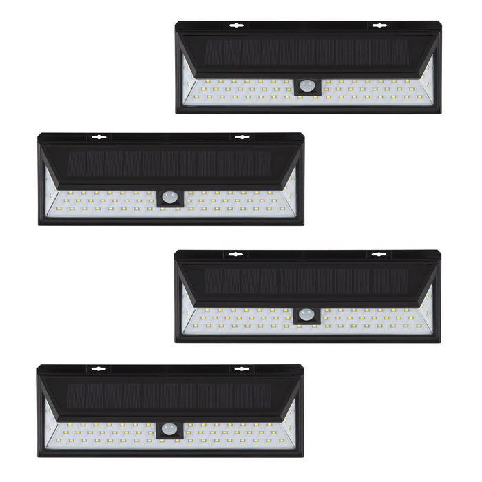 KS Verlichting 4 x Buitenlamp Zonne energie Solys L Solar Sensor Wandlamp Buiten Set