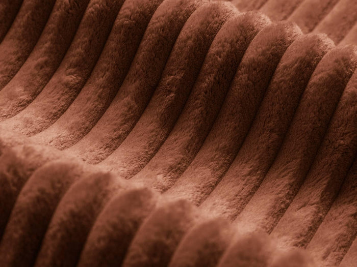 Micadoni 5-zits hoekbank Martina ribstof