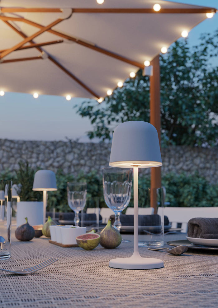 EGLO Mannera-S Tafellamp|Priklamp - USB-C - H 20 cm  - Grijs