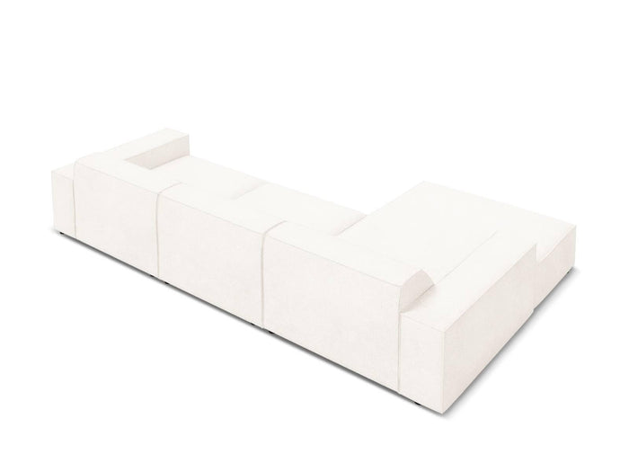 Micadoni 5-zits hoekbank Jodie bouclé links