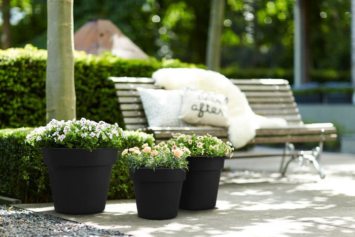 elho Green Basics Top Planter 30 - Living black (Zwart) - Ø 30 x H 25