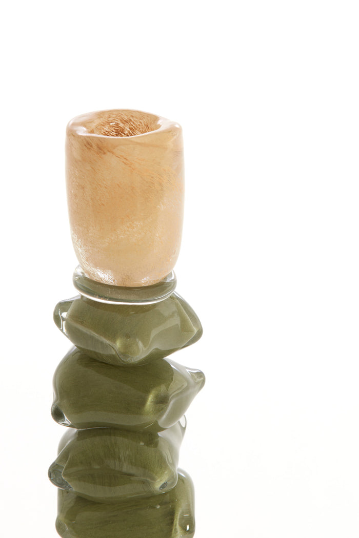 Light & Living - Kandelaar ESTINA - Ø11.5x29.5 cm - Bruin