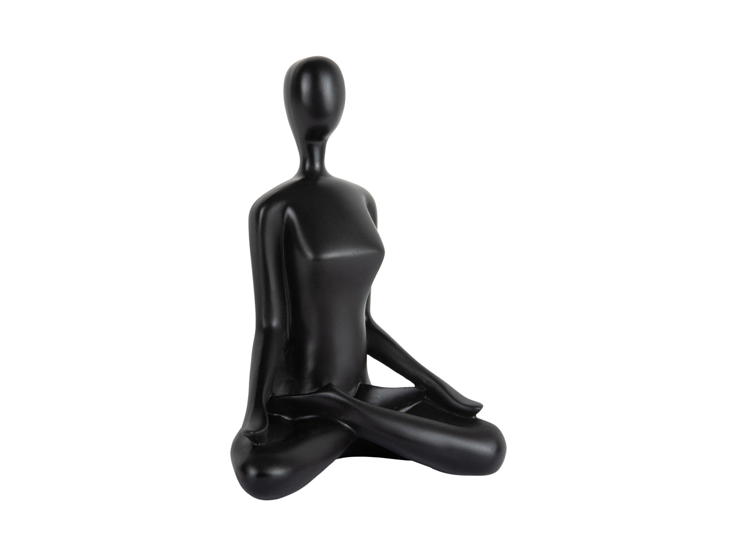 Present Time - Beeld Open Lotus - Zwart