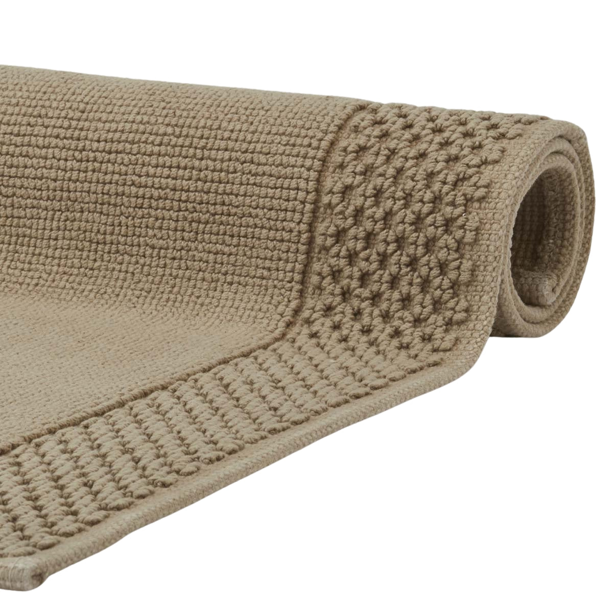 Yuna Badmat Golden | 60 x 60 cm | Beige | Bruin | Katoen