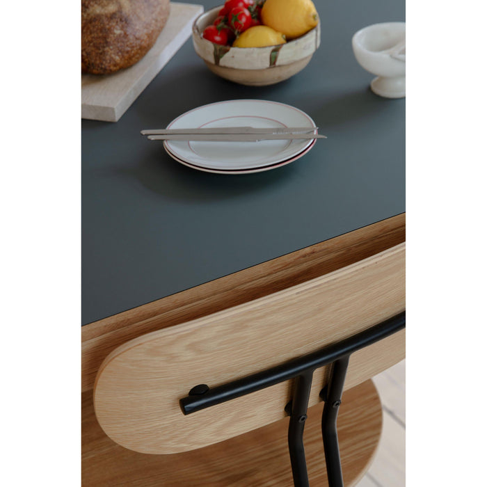 Umage Heart & Soul eettafel 120x90 eiken|Cloud Grey