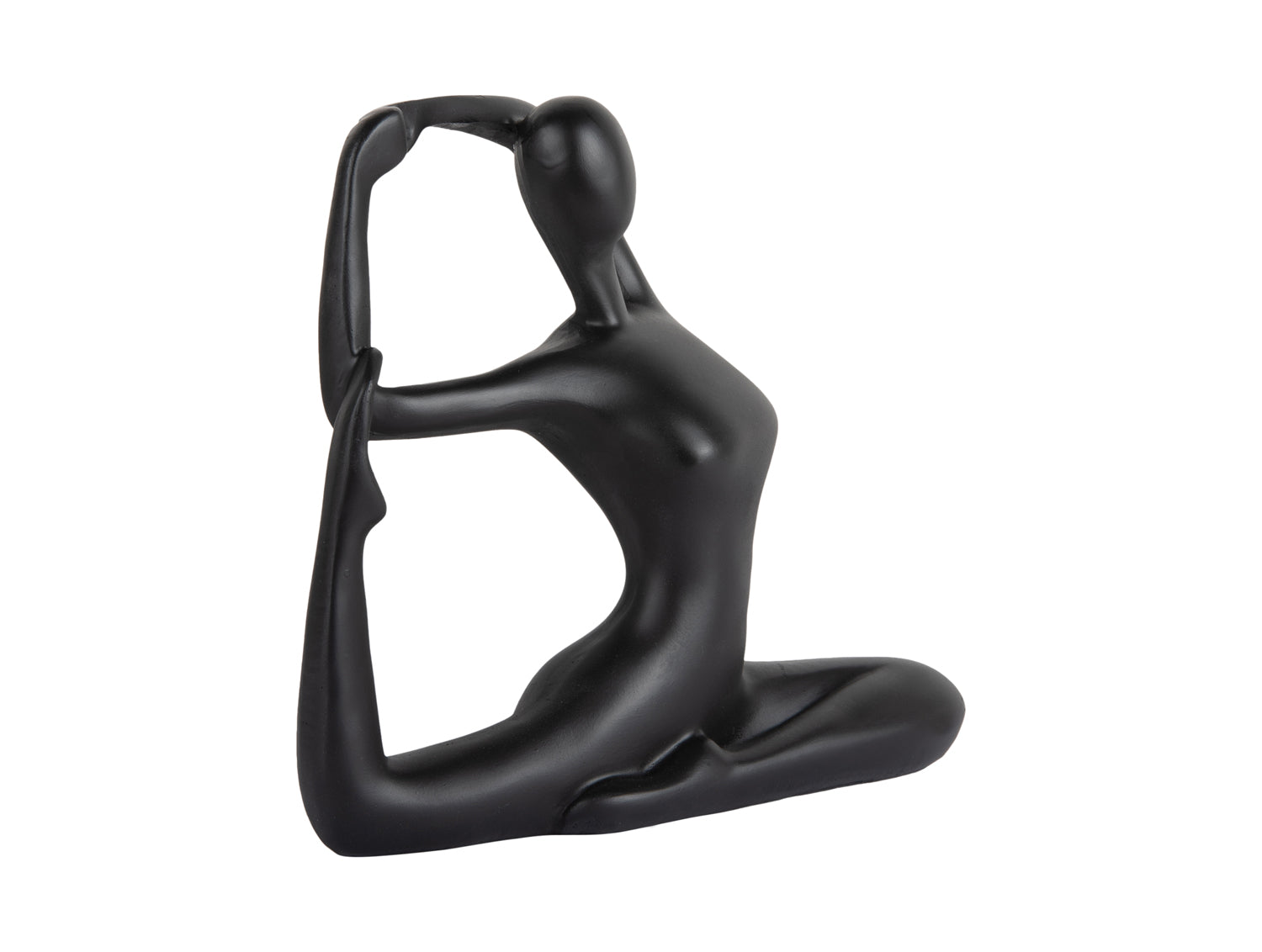 Present Time - Beeld Yoga Bow - Zwart